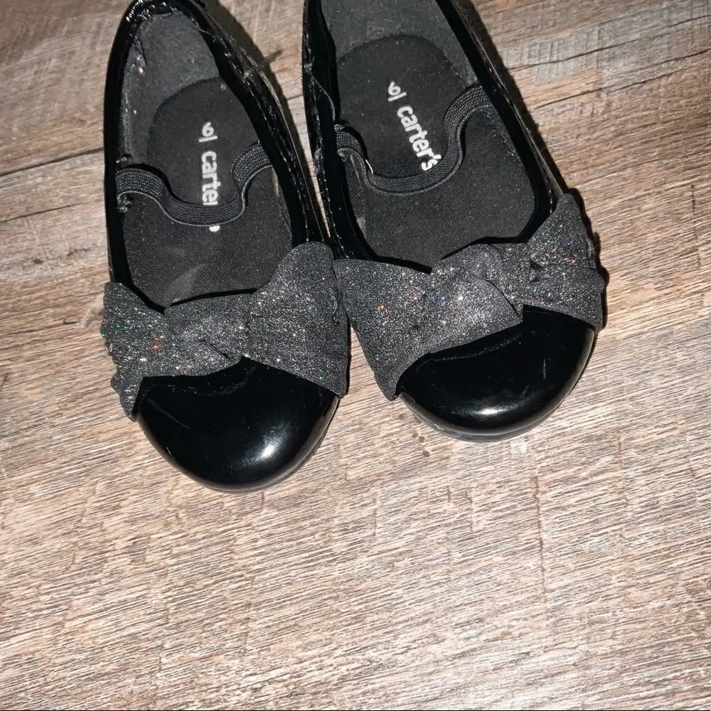 🌸 $10 SALE 🌸 Carter black shoes toddler girls size 6